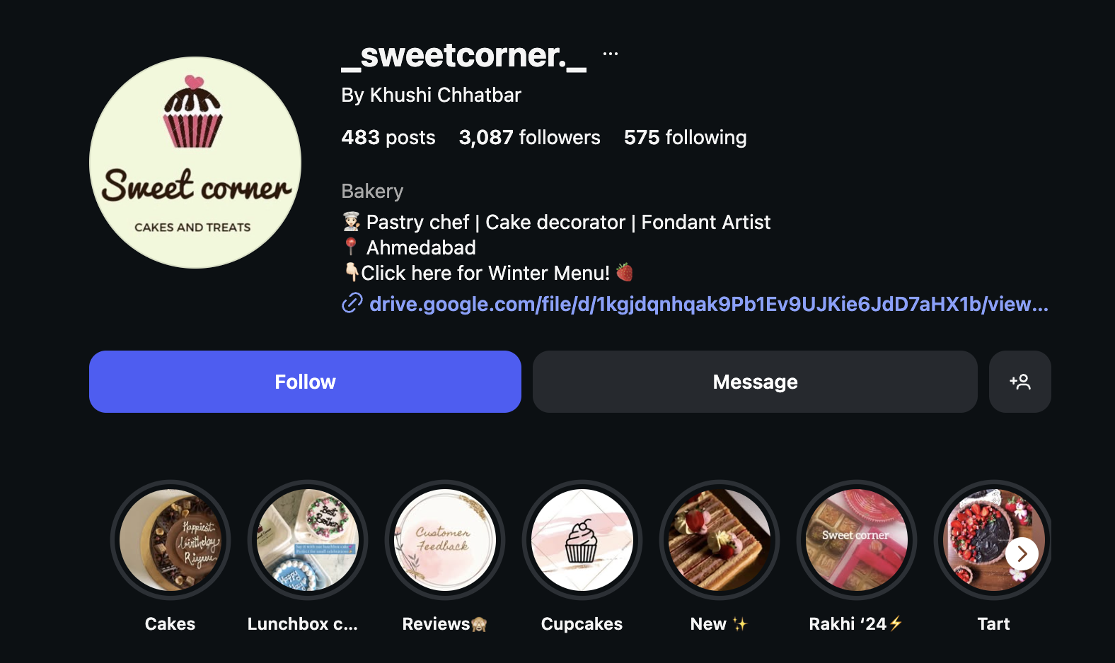 Follow us on Instagram